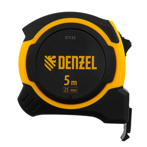 Рулетка 5м х 25мм, двухкомп. корпус, магнитный обрезиненный зацеп Denzel по ценам производителя в Санкт-Петербурге с доставкой по всей России