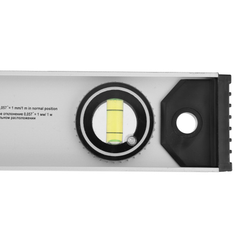 Уровень алюминиевый "Рельс", 1000 мм, 3 глазка (1 поворотный) Matrix по ценам производителя в Санкт-Петербурге с доставкой по всей России