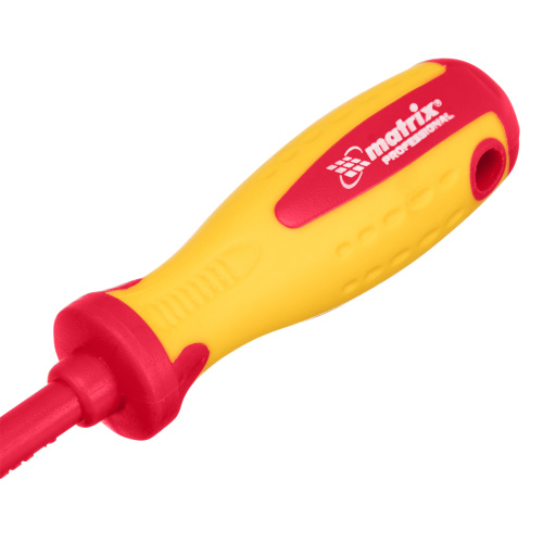 Отвертка Insulated, SL4 x 100 мм, CrMo, до 1000 В, двухкомпонентная рукоятка Matrix Professional по ценам производителя в Санкт-Петербурге с доставкой по всей России