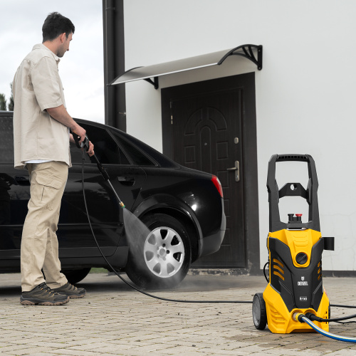Моечная машина высокого давления R-165, 2200 Вт, 165 бар, 7 л/мин, колесная Denzel купить в Москве с доставкой по всей России | ProtosMarket.ru