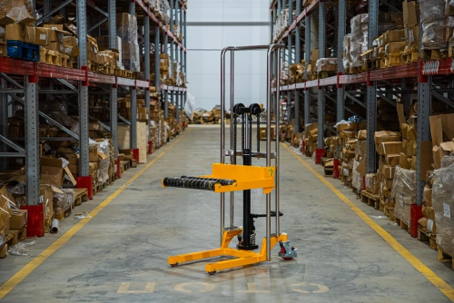 Штабелер гидравлический 0,4 т 1,5 м TOR PF4150R для рулонов по ценам производителя в Санкт-Петербурге с доставкой по всей России