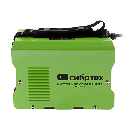 Инверторный аппарат дуговой сварки ИДС-250K, 250 А, ПВ 80%, диаметр электрода 1,6-5 мм Сибртех по ценам производителя в Санкт-Петербурге с доставкой по всей России