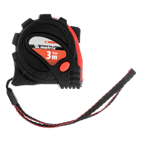 Рулетка Status Magnet 3 fixations,3 м х 16 мм,обрезиненный корпус,зацеп с магнитом Matrix по ценам производителя в Санкт-Петербурге с доставкой по всей России