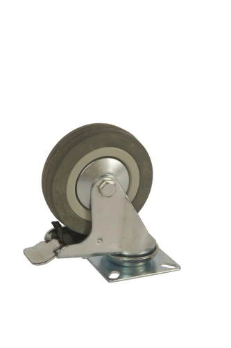 Колесо аппаратное поворотное SCgb 42 100 мм с тормозом (F) по ценам производителя в Санкт-Петербурге с доставкой по всей России