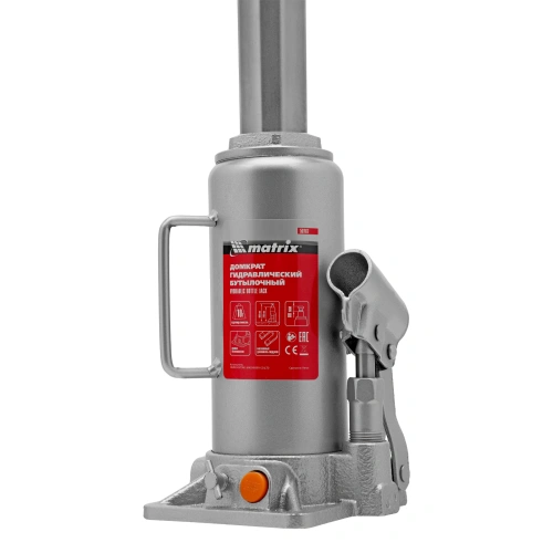 Домкрат гидравлический бутылочный, 10 т, h подъема 230-460 мм Matrix по ценам производителя в Санкт-Петербурге с доставкой по всей России