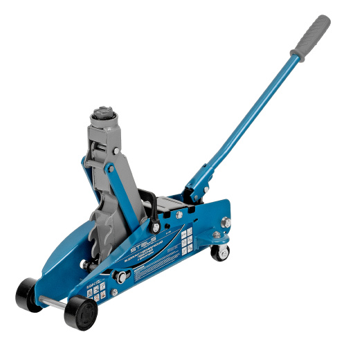 Домкрат гидравлический подкатной с фиксатором, 2.5 т, Safety Pin, 140-385 мм, в кейсе Stels по ценам производителя в Санкт-Петербурге с доставкой по всей России