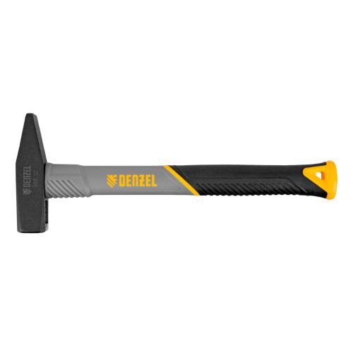 Молоток слесарный, 500 г, кованый, фибергласовая рукоятка c TPR покрытием Denzel купить в Москве с доставкой по всей России | ProtosMarket.ru
