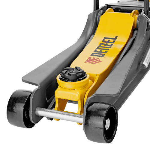 Домкрат гидравлический подкатной с фиксатором, 2,5 т, 85-385 мм Denzel по ценам производителя в Санкт-Петербурге с доставкой по всей России