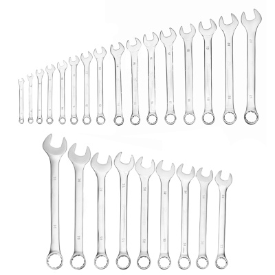 Набор ключей комбинированных, 6-32 мм, 25 шт, CrV, матовый хром Matrix купить в Москве с доставкой по всей России | ProtosMarket.ru