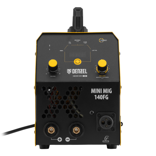 Аппарат инвертор. полуавтомат. сварки Mini MIG-140FG, 140 А, ПВ 60% Denzel по ценам производителя в Санкт-Петербурге с доставкой по всей России