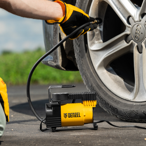 Компрессор автомобильный DС-20,12 В, 7 атм, 35 л/мин Denzel купить в Москве с доставкой по всей России | ProtosMarket.ru