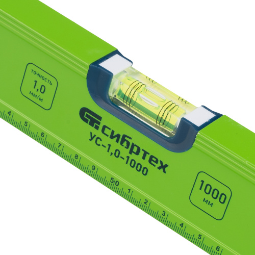 Уровень алюминиевый УС-1, 0-1000, фрезерованный, 3 глазка, рукоятки, 1000 мм Сибртех по ценам производителя в Санкт-Петербурге с доставкой по всей России