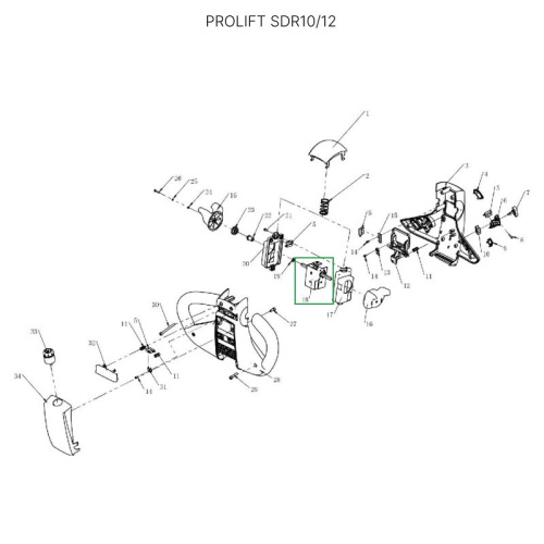 Потенциометр для самоходных штабелеров SDR-S/SDR/SDK по ценам производителя в Санкт-Петербурге с доставкой по всей России