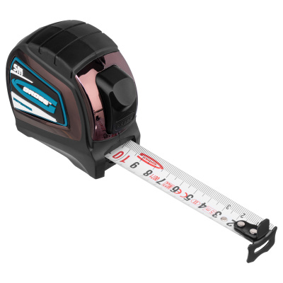 Рулетка "Doppelhaken",5 м x 25 мм,двухсторонний зацеп,Нейлон,двусторонняя шкала,автоматическая фиксация Gross по ценам производителя в Санкт-Петербурге с доставкой по всей России