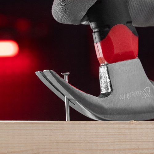 Молоток-гвоздодер мини, боек с магнитом, фибергласовая двухкомпонентная рукоятка, 250 г Matrix купить в Москве с доставкой по всей России | ProtosMarket.ru