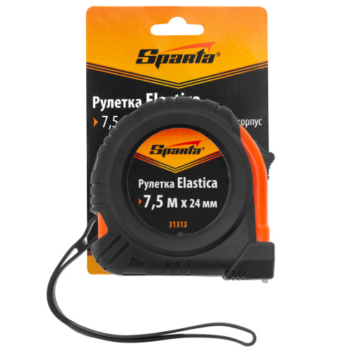 Рулетка Elastica,7,5 м х 24 мм,обрезиненный корпус Sparta по ценам производителя в Санкт-Петербурге с доставкой по всей России