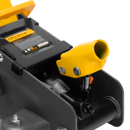 Домкрат гидравлический подкатной с фиксатором, 2,8 т, 135-385 мм Denzel по ценам производителя в Санкт-Петербурге с доставкой по всей России