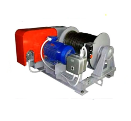 Лебедка тяговая ТЭЛ-5А г/п 5700 кг Н-270 м (без каната) по ценам производителя в Санкт-Петербурге с доставкой по всей России