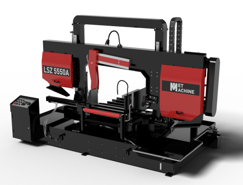 Полуавтоматический ленточнопильный станок с поворотной рамой LSZ5550 по ценам производителя в Санкт-Петербурге с доставкой по всей России
