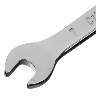 Ключ комбинированный, 7 мм, CrV, полированный хром Matrix по ценам производителя в Санкт-Петербурге с доставкой по всей России