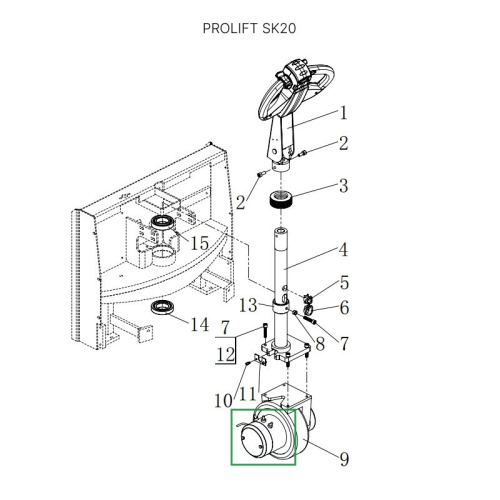 Катушка электромагнитного тормоза для штабелеров SDR/SDK 1.5-2 т, для тележек SK20 по ценам производителя в Санкт-Петербурге с доставкой по всей России
