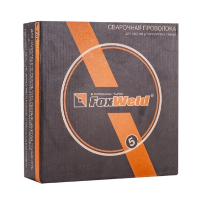 Проволока сварочн. омедн. ER70S-6 (ан.Св08Г2С) д.1,0мм D200 (5кг) Foxweld по ценам производителя в Санкт-Петербурге с доставкой по всей России