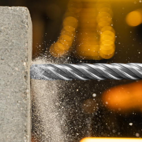 Бур по бетону, цельная крестовая пластина, 14x215 мм, SDS PLUS Denzel по ценам производителя в Санкт-Петербурге с доставкой по всей России