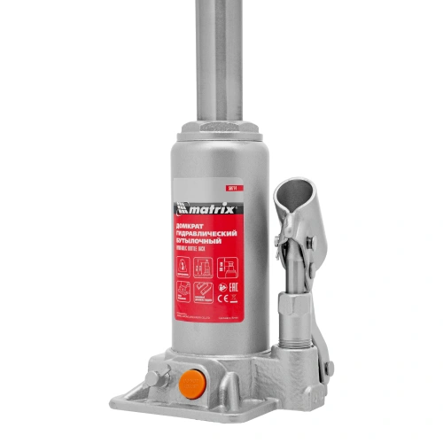 Домкрат гидравлический бутылочный, 3 т, h подъема 178-343 мм, в пластиковом кейсе Matrix по ценам производителя в Санкт-Петербурге с доставкой по всей России