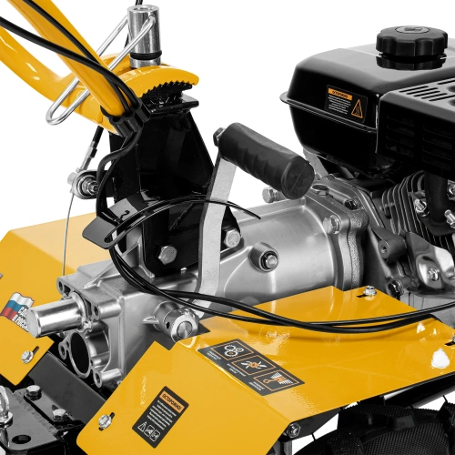 Мотоблок DPT-370X, 7 л.с, дисковое сцепление, ширина 90 см, глубина 35 см, фрез 3 х 4, ВОМ, передачи 3В/1Н Denzel по ценам производителя в Санкт-Петербурге с доставкой по всей России