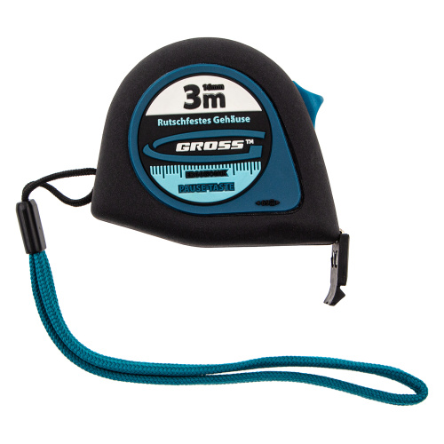 Рулетка "Ergonomisch",3 м x 16 мм,магнитный обрезиненный зацеп Gross по ценам производителя в Санкт-Петербурге с доставкой по всей России