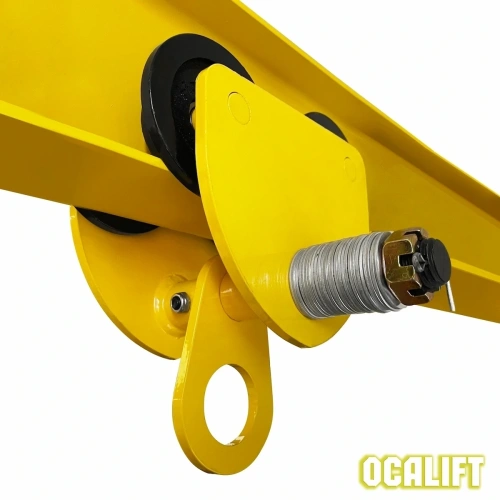 Каретка ручная 10т тип GCT тележка на двутавр холостая без привода по ценам производителя в Санкт-Петербурге с доставкой по всей России