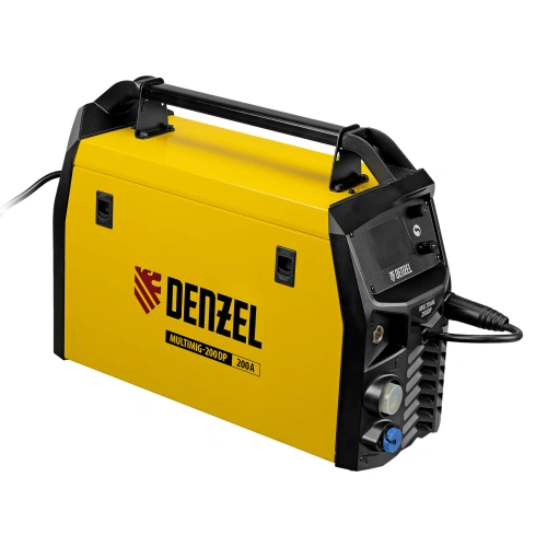 Аппарат инвертор. полуавтомат. сварки MultiMIG-200DP Synergy Double Pulse, 200 А, ПВ 80% Denzel по ценам производителя в Санкт-Петербурге с доставкой по всей России