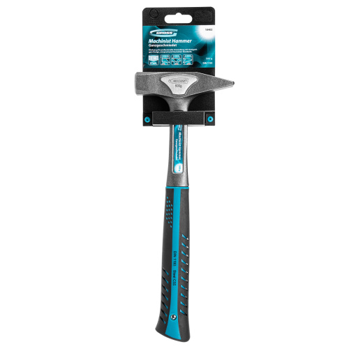 Молоток слесарный, цельнокованый, трехкомпонентная рукоятка, 500 г Gross купить в Москве с доставкой по всей России | ProtosMarket.ru