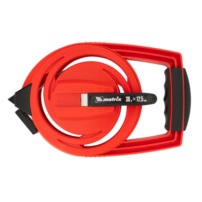 Рулетка геодезическая, 30 м х 12,5 мм, металлическая лента, закрытый корпус Matrix купить в Москве с доставкой по всей России | ProtosMarket.ru