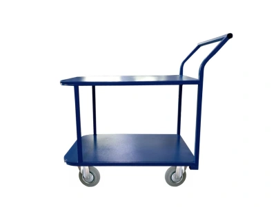 Тележка платформенная TOR ТП-2Я (600х900) 2х-ярусная (160мм) по ценам производителя в Санкт-Петербурге с доставкой по всей России