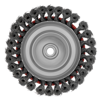 Щетка для УШМ, 150 мм, М14, "чашка", крученая проволока 0.35 мм Matrix купить в Москве с доставкой по всей России | ProtosMarket.ru
