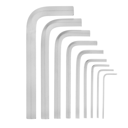 Набор ключей имбусовых HEX, 2-12 мм, CrV, 9 шт, короткие с сатинированным покрытием Matrix по ценам производителя в Санкт-Петербурге с доставкой по всей России