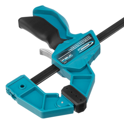 Струбцина реечная, быстрозажимная, пистолетного типа, пошаговый механизм, пластиковый корпус, 600мм Gross купить в Москве с доставкой по всей России | ProtosMarket.ru