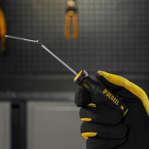 Отвертка PZ0x75 мм, CrV, трехкомпонентная рукоятка Denzel по ценам производителя в Санкт-Петербурге с доставкой по всей России