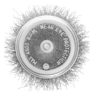 Щетка для дрели, 75 мм, "чашка" со шпилькой, витая проволока Сибртех по ценам производителя в Санкт-Петербурге с доставкой по всей России