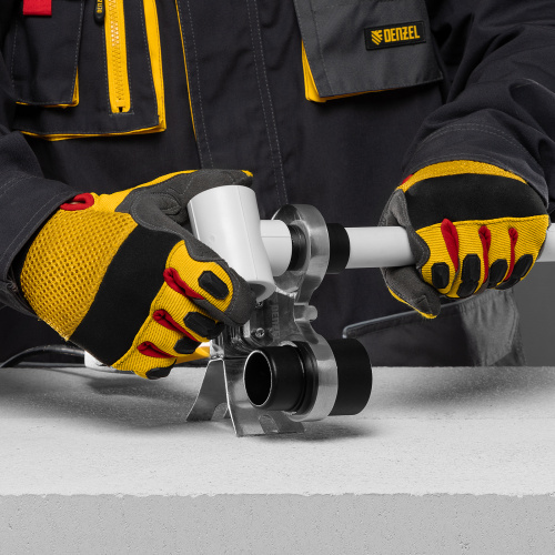 Аппарат для сварки пластиковых труб DWP-750, 750 Вт, 0-300 град, 4 насадки, 20-40 мм Denzel купить в Москве с доставкой по всей России | ProtosMarket.ru