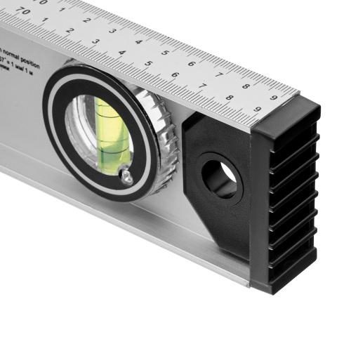 Уровень алюминиевый "Рельс", 800 мм, 3 глазка (1 поворотный) Matrix по ценам производителя в Санкт-Петербурге с доставкой по всей России