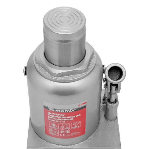 Домкрат гидравлический бутылочный, 30 т, h подъема 244-370 мм Matrix по ценам производителя в Санкт-Петербурге с доставкой по всей России
