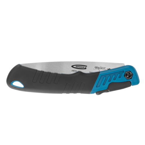 Пила по дереву Piranha, складная, для кемпинга и сада, 150 мм, 9-10 TPI, подкаленый зуб 3D, двухкомпонентная рукоятка Gross купить в Москве с доставкой по всей России | ProtosMarket.ru