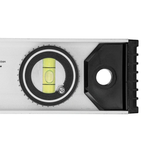 Уровень алюминиевый "Рельс", 400 мм, 3 глазка (1 поворотный) Matrix по ценам производителя в Санкт-Петербурге с доставкой по всей России