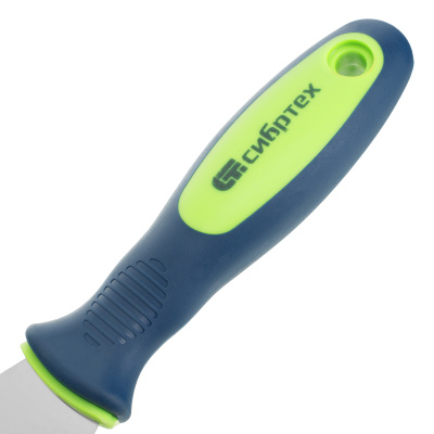 Шпательная лопатка из нержавеющей стали, 60 мм, двухкомпонентная ручка Сибртех купить в Москве с доставкой по всей России | ProtosMarket.ru