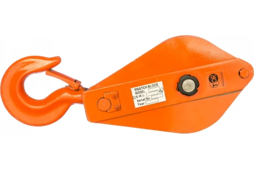 Блок монтажный однорольный с крюком TOR 5 т с откидной щекой (S) купить в Москве с доставкой по всей России | ProtosMarket.ru
