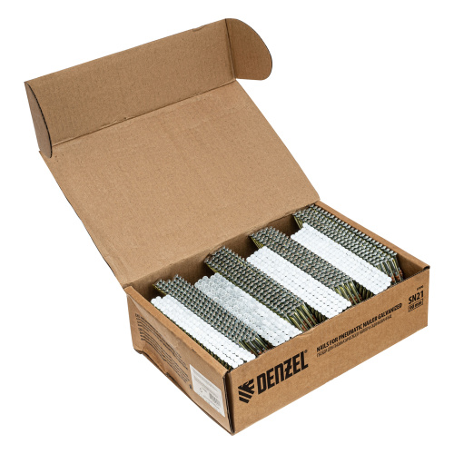 Гвозди для пнев. нейлера (оцинк.) длина - 90 мм, диам. - 3,05 мм, 2000 шт. Denzel купить в Москве с доставкой по всей России | ProtosMarket.ru