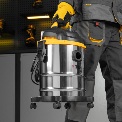 Пылесос строительный SVC15, 1200 Вт, бак 15 л, шланг 2 м Denzel купить в Москве с доставкой по всей России | ProtosMarket.ru
