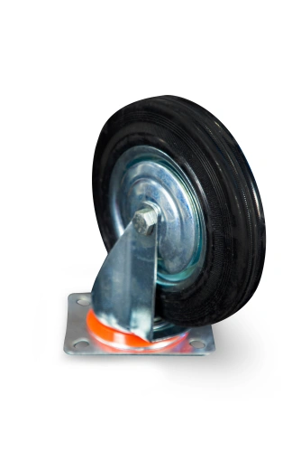 Колесо поворотное резина SC 80 200 мм (N) по ценам производителя в Санкт-Петербурге с доставкой по всей России